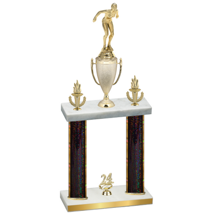 Double Black Glacier Year Tennis Trophy