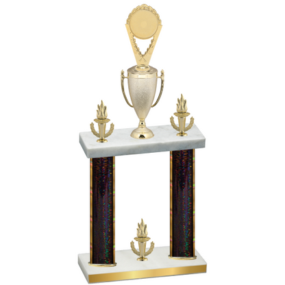 Double Black Glacier Victory Insert Trophy