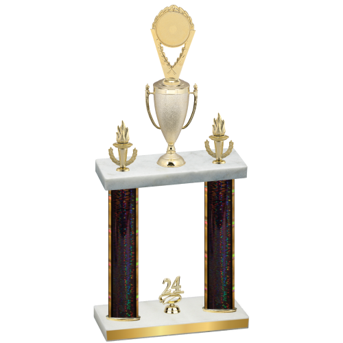 Double Black Glacier Year Insert Trophy