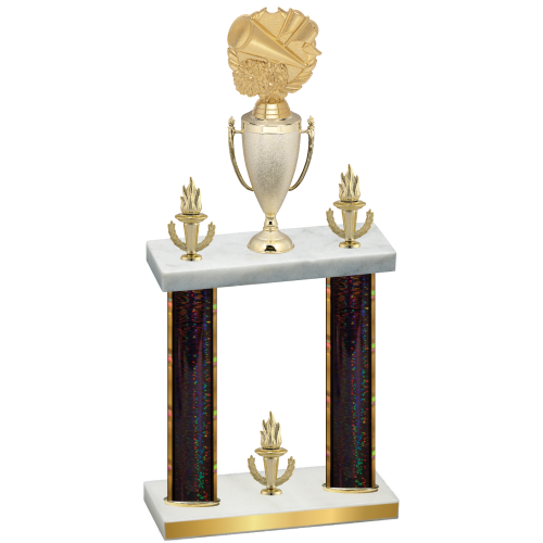 Double Black Glacier Victory Cheerleading Trophy