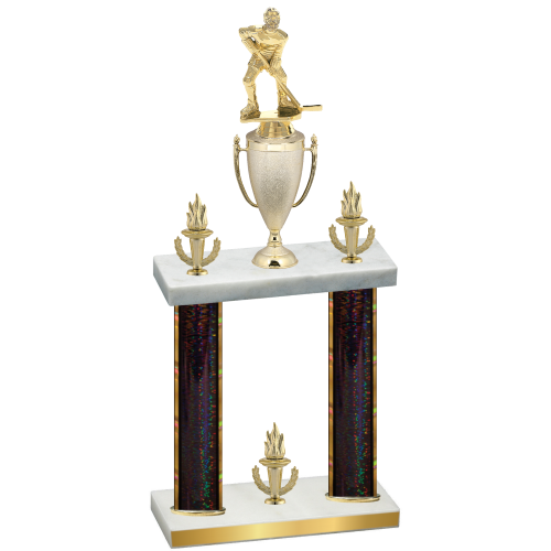 Double Black Glacier Victory Hockey Trophy