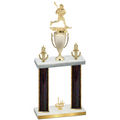 Double Black Glacier First Place Lacrosse Trophy
