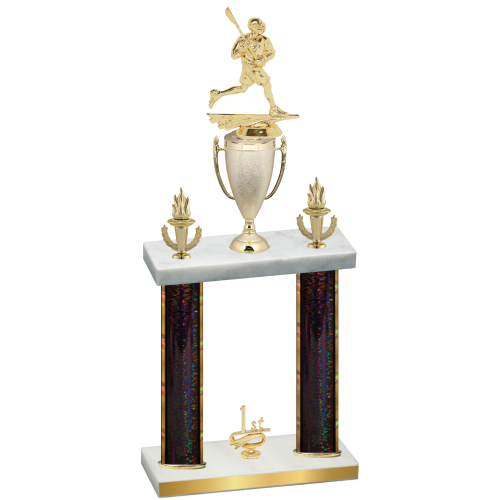 Double Black Glacier First Place Lacrosse Trophy