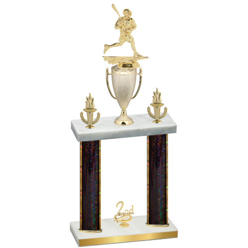 Double Black Glacier Second Place Lacrosse Trophy
