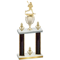 Double Black Glacier Victory Lacrosse Trophy