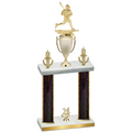 Double Black Glacier Year Lacrosse Trophy