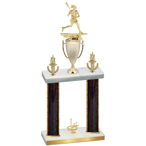 Double Black Glacier First Place Lacrosse Trophy