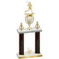 Double Black Glacier Second Place Lacrosse Trophy