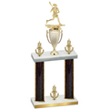 Double Black Glacier Victory Lacrosse Trophy