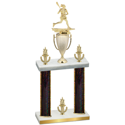 Double Black Glacier Victory Lacrosse Trophy