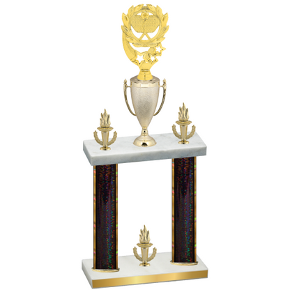 Double Black Glacier Victory Pickleball Trophy