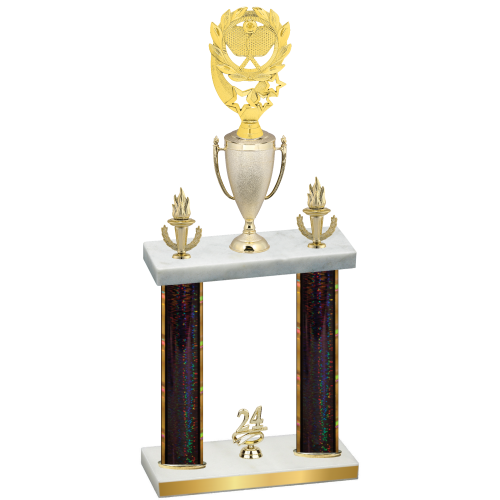 Double Black Glacier Year Pickleball Trophy