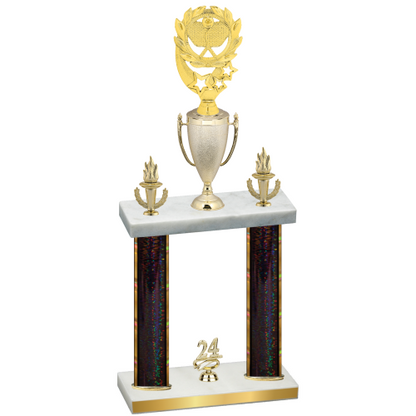 Double Black Glacier Year Pickleball Trophy