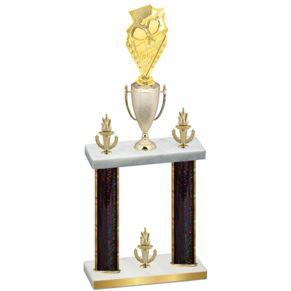 Double Black Glacier Victory Pickleball Trophy
