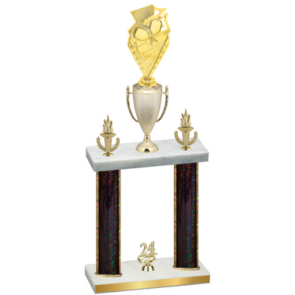 Double Black Glacier Year Pickleball Trophy