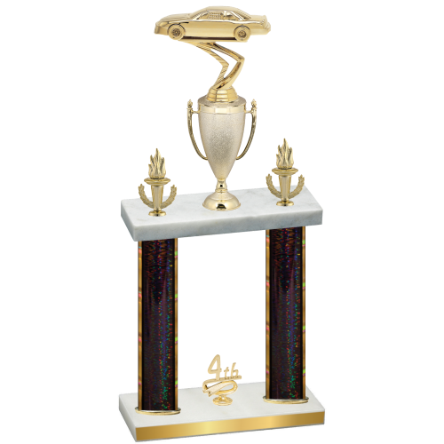 Double Black Glacier Fourth Place Cars Trophy