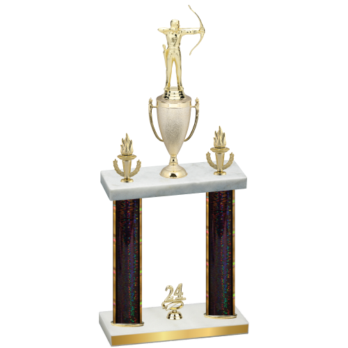 Double Black Glacier Year Archery Trophy