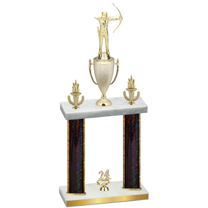 Double Black Glacier Year Archery Trophy