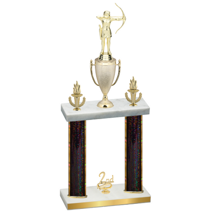 Double Black Glacier Second Place Archery Trophy