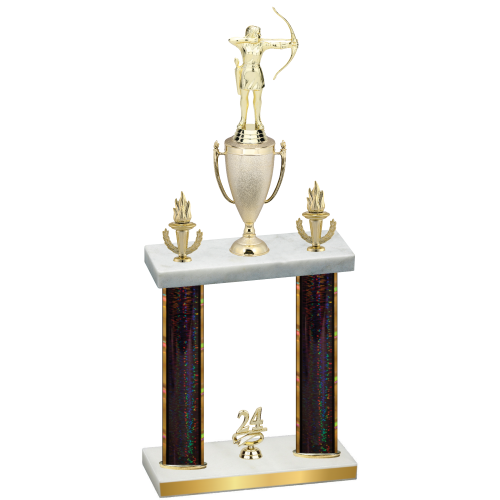 Double Black Glacier Year Archery Trophy
