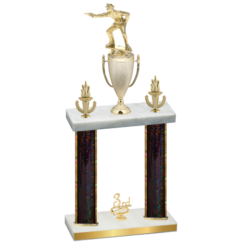 Double Black Glacier Third Place Shooter Trophy