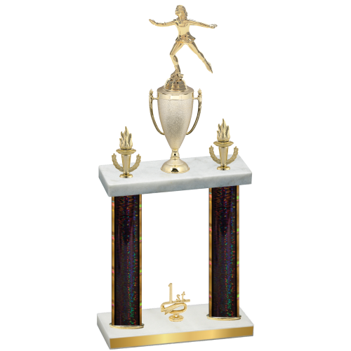 Double Black Glacier First Place Skater Trophy