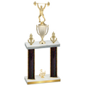 Double Black Glacier Third Place Weights Trophy