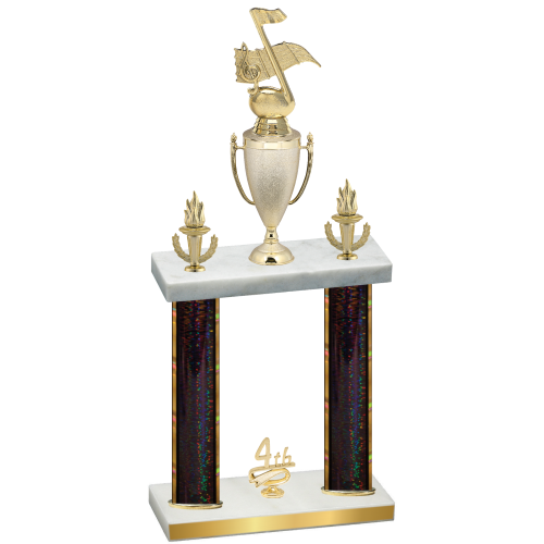 Double Black Glacier Fourth Place Music Trophy