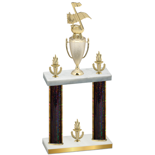 Double Black Glacier Victory Music Trophy