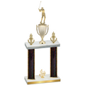 Double Black Glacier Fourth Place Golf Trophy