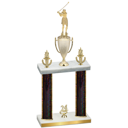Double Black Glacier Year Golf Trophy