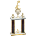 Double Black Glacier Fourth Place Golf Trophy