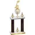 Double Black Glacier Victory Golf Trophy