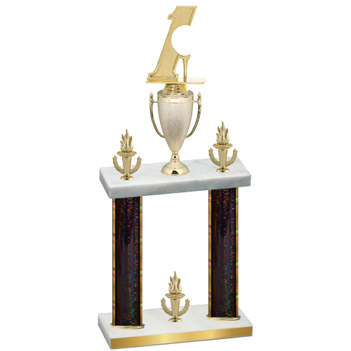Double Black Glacier Victory Golf Trophy