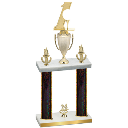 Double Black Glacier Year Golf Trophy