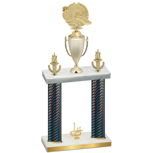 Double Black Carbon Fiber First Place Running Trophy