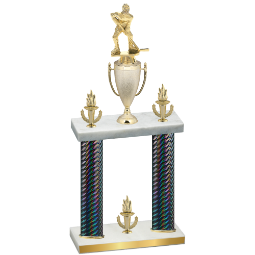 Double Black Carbon Fiber Victory Hockey Trophy