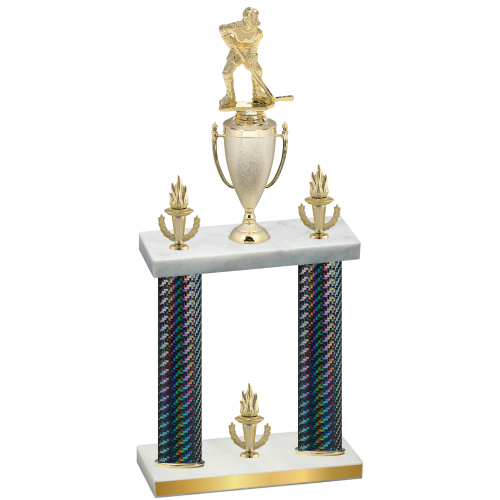 Double Black Carbon Fiber Victory Hockey Trophy