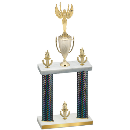 Double Black Carbon Fiber Victory Victory Trophy