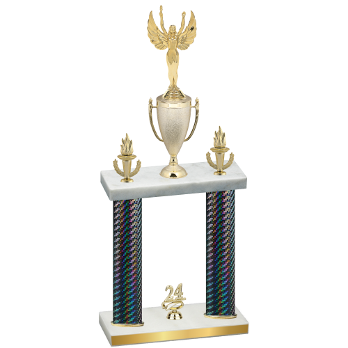 Double Black Carbon Fiber Year Victory Trophy