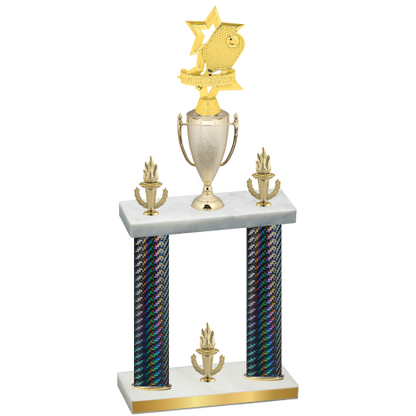 Double Black Carbon Fiber Victory Pickleball Trophy