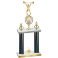 Double Black Carbon Fiber First Place Weights Trophy