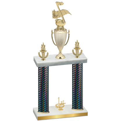 Double Black Carbon Fiber First Place Music Trophy