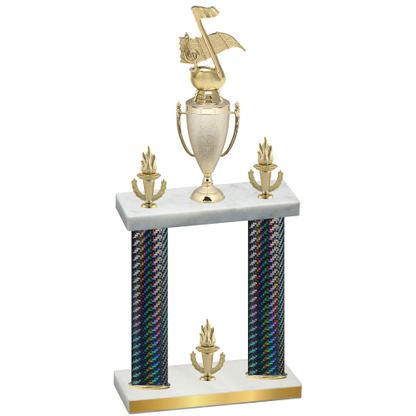 Double Black Carbon Fiber Victory Music Trophy