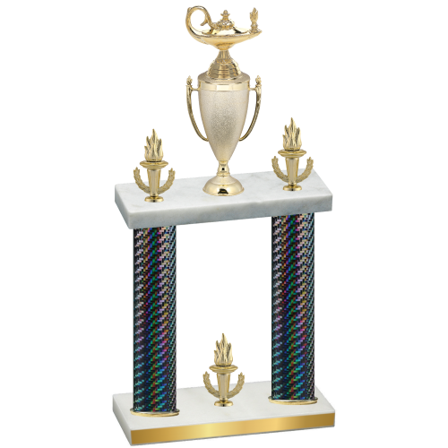 Double Black Carbon Fiber Victory Academics Trophy