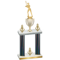 Double Black Carbon Fiber Victory Softball Trophy