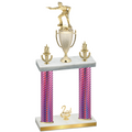 Double Pink Carbon Fiber Second Place Shooter Trophy