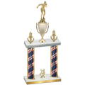 Double Flag USA Year Swimming Trophy