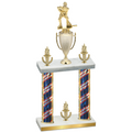 Double Flag USA Victory Hockey Trophy