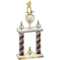 Double Flag USA Victory Hockey Trophy